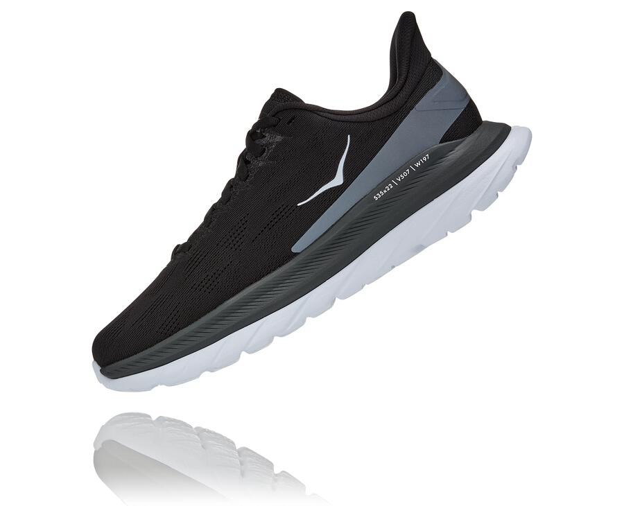 Tenis Hoka One One Mujer Negros/Blancos - Mach 4 - JFMQ41863